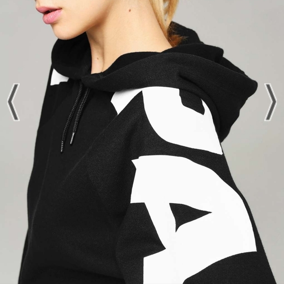 Ivy park cropped hoodie black and white - Picture 4 of 16